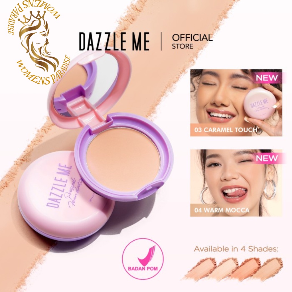 glamorasa- SB DAZZLE ME Muse Pressed Foundation Long Lasting Filter Like Blurring Matte Compact Powd
