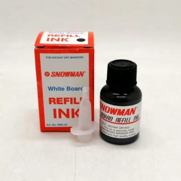 

tinta refill whiteboard snowman /isi ulang spidol white board
