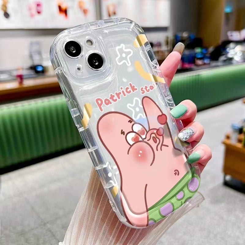 Soft Shockproof Patrick Phone Case is Suitable For Samsung A30/A20/A205/A305/M10S/A32/A33/A34/A50/A3