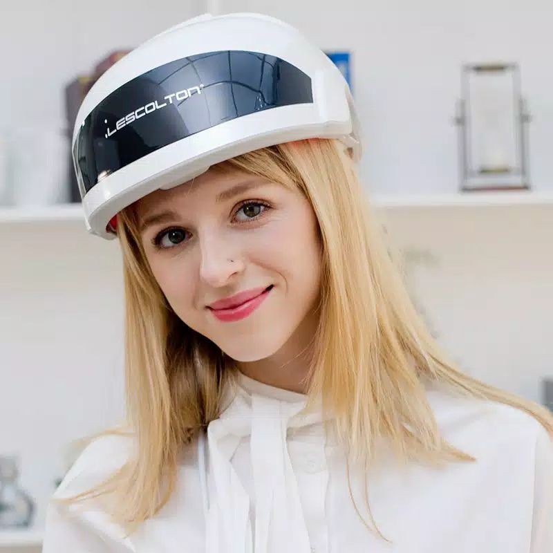 lescolton LS-D601 hair regrowth helmet lescolton helm penumbuh rambut laser infrared 650nm penumbuh 