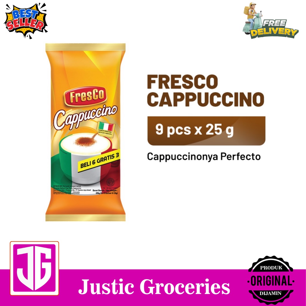 

FRESCO Cappuccino 1 Bag (9 x 25 gr)