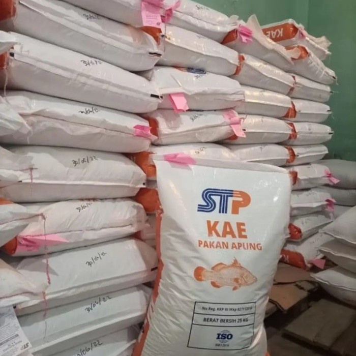 New Stp Kae Pakan Ikan Koi Apung 1 Sak Karung 25Kg Super Growth Best - 20kg