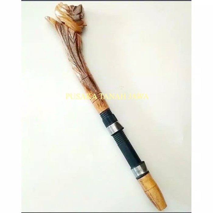 Termurah Pahul Gagang Joran Reel Ukir Kayu Motif Wayang Murah