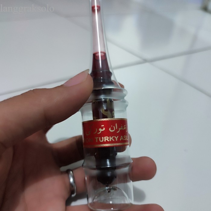 

MINYAK ZAFARON MERAH JARUM ASLI TURKY antik