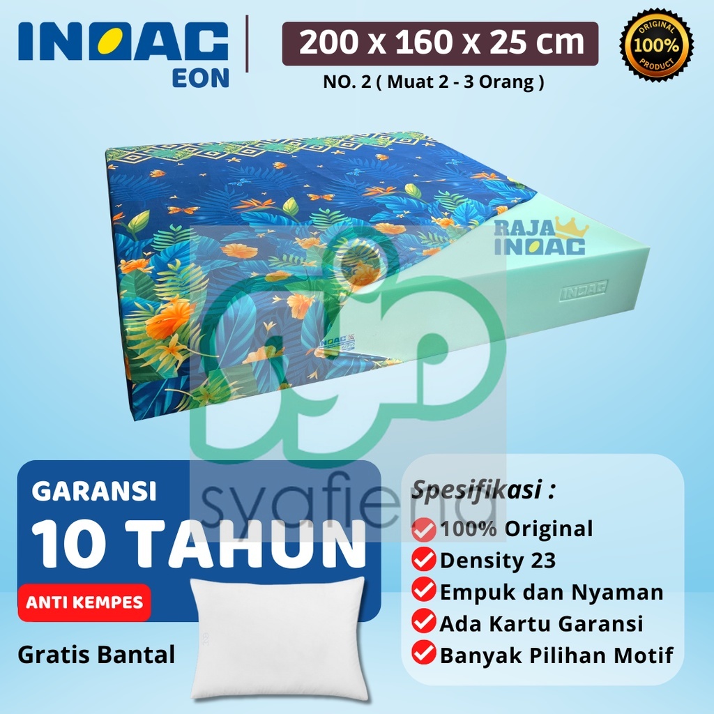 MURAH [200X160X25] Kasur Busa INOAC Ukuran 200x160x25 cm Garansi 10 Tahun / Kasur INOAC EON D23 Size