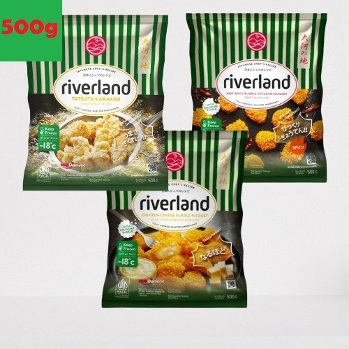 

Nugget Riverland Chicken Cheese Bubble / Hot Spicy Bubble Nugget 500gram