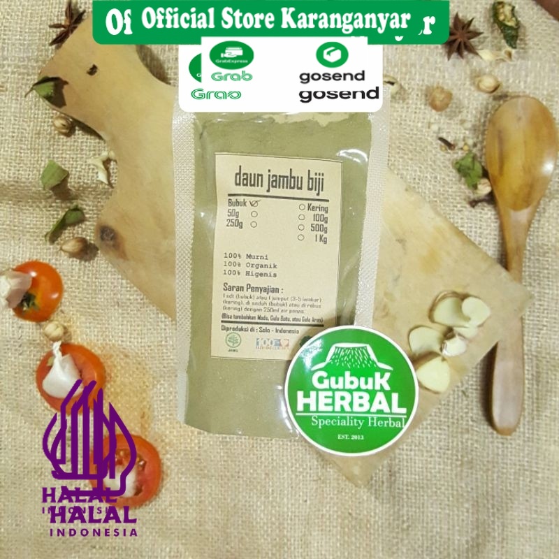 

DAUN JAMBU BIJI BUBUK 100 GRAM / Psidium Guajava / BUBUK HALUS / MURNI TANPA CAMPURAN