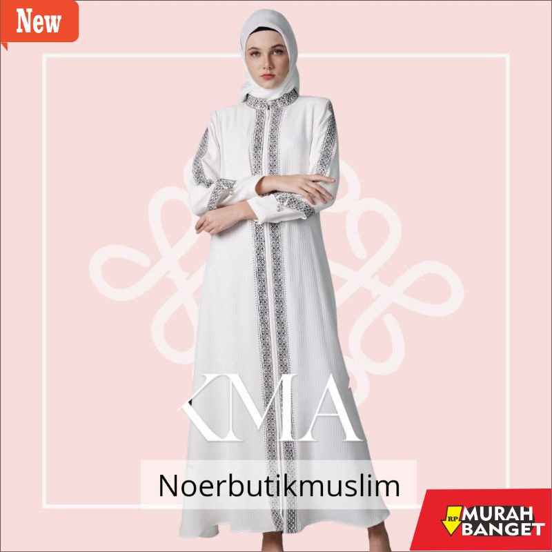 dijamin awet dan asli- Hikmat Fashion Original A2282 Abaya Hikmat  noerbutikmuslim  Gamis turki Gami