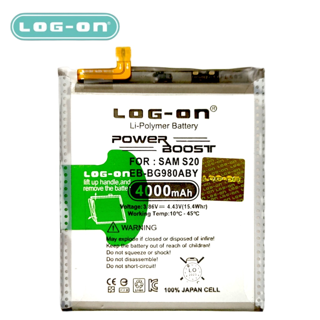 Log On - EB-BG980ABY Samsung S20 G980 Power Boost Original Battery Baterai Batre