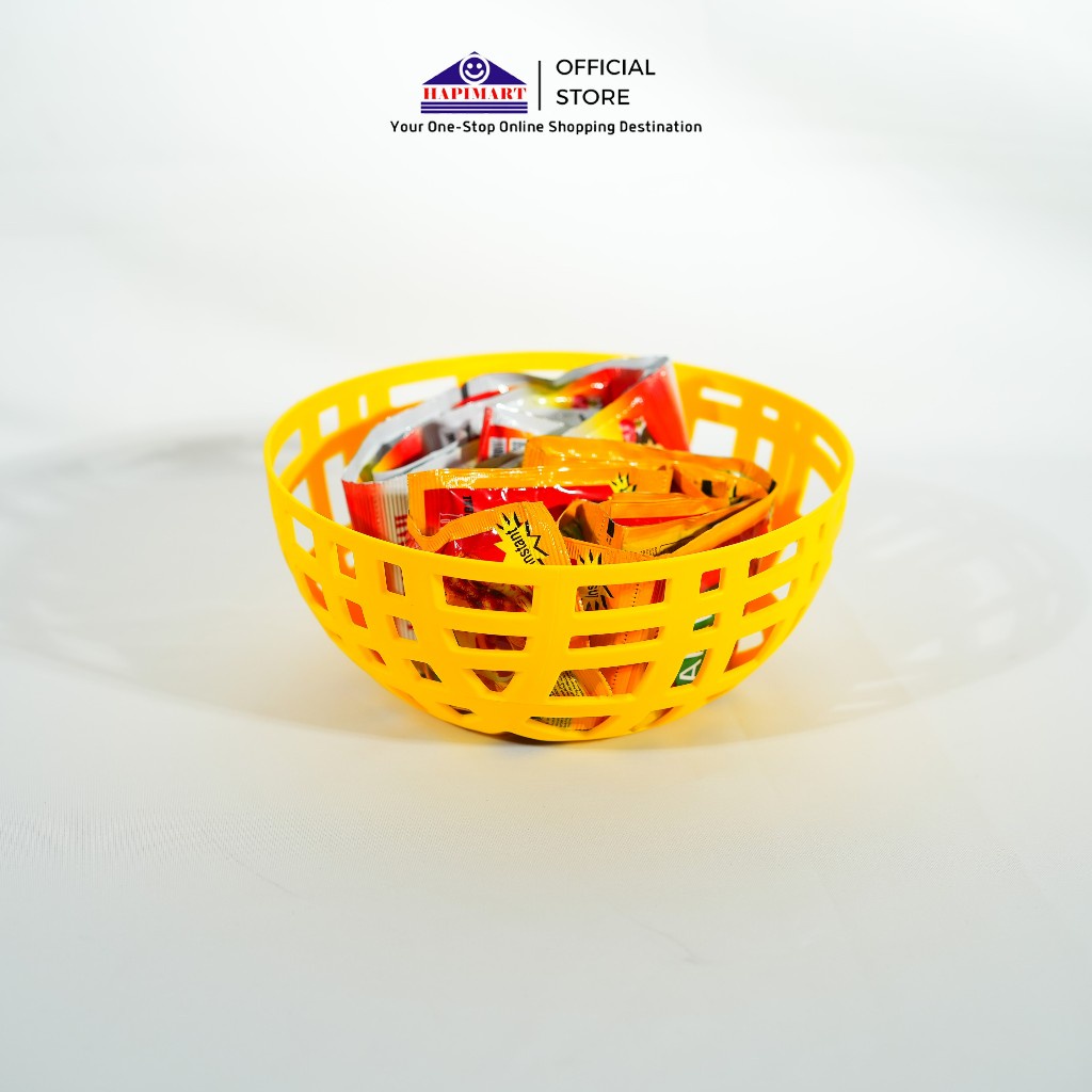 Keranjang Plastik Bulat Jaring Serbaguna / Keranjang Plastik Bebek Kuning Series / Wadah Penyimpanan
