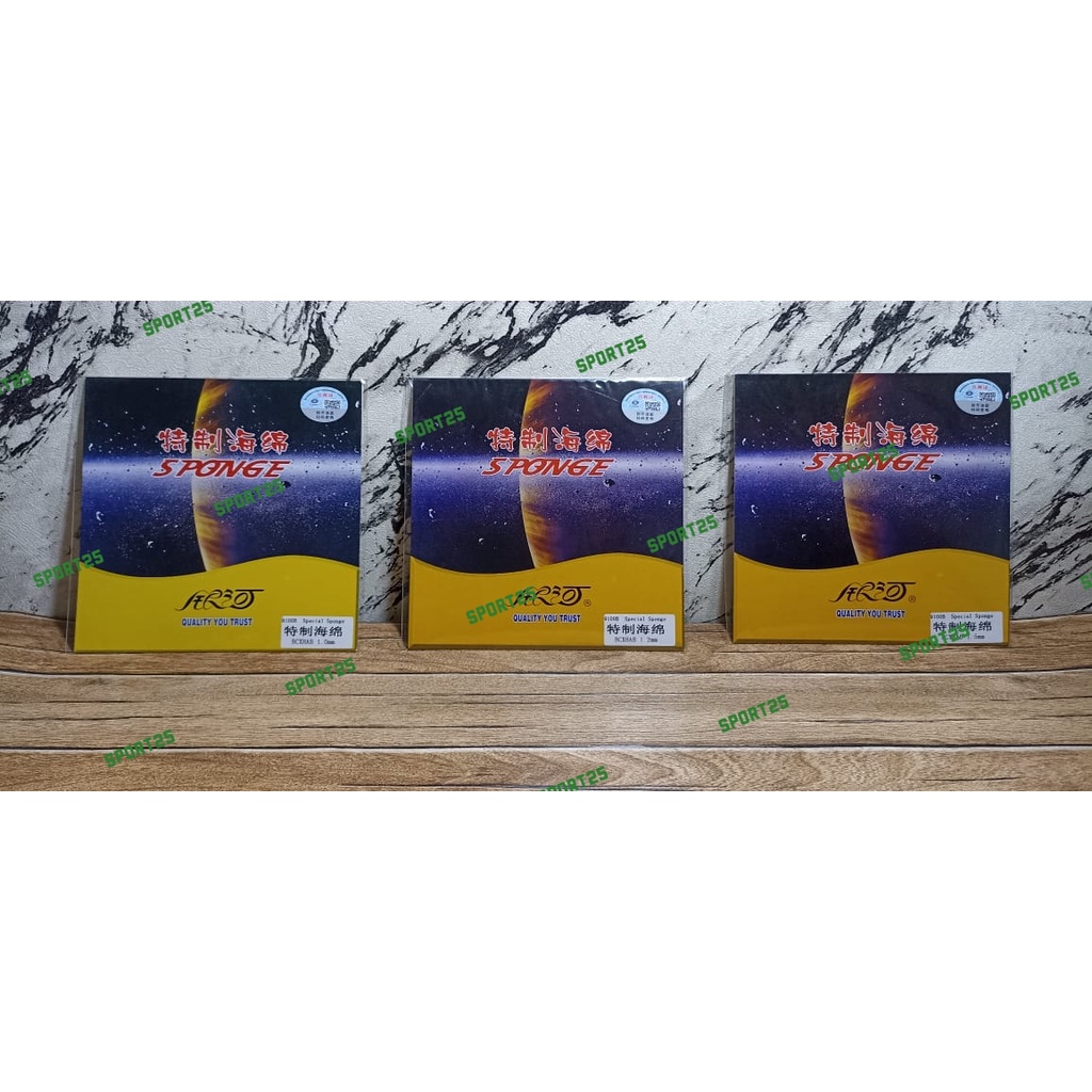 Sponge Spons Spon Karet Pingpong Ping Pong Tenis Meja Yinhe 9100B Special Sponge 1 mm, 1.2 mm, 1.5 m