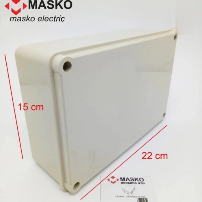 Duradus Box Masko 220x150x75 Datar Dorados Junction Box Kotak Durados