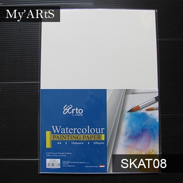 

Arto by Camp Watercolor Painting Paper A4 10 Lembar Kertas Cat Air Alat Lukis Myarts