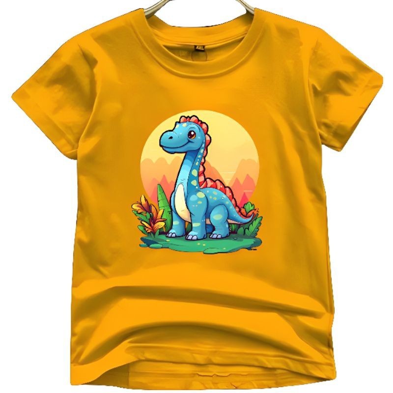 Baju Anak Motif DINO ( 2-10 Tahun ) Untuk Cewek Cowok