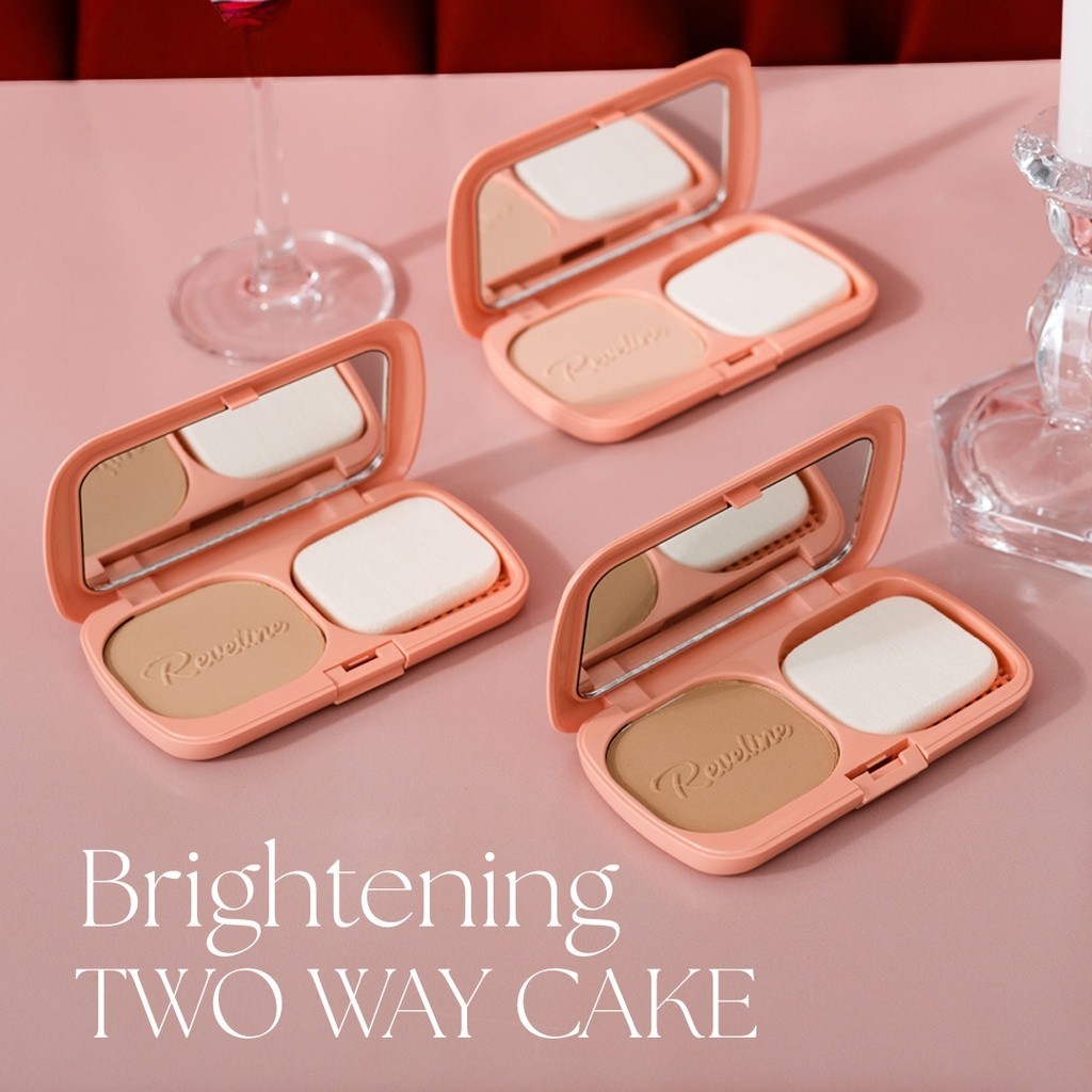 REVELINE Brightening Two Way Cake | Bedak TWC