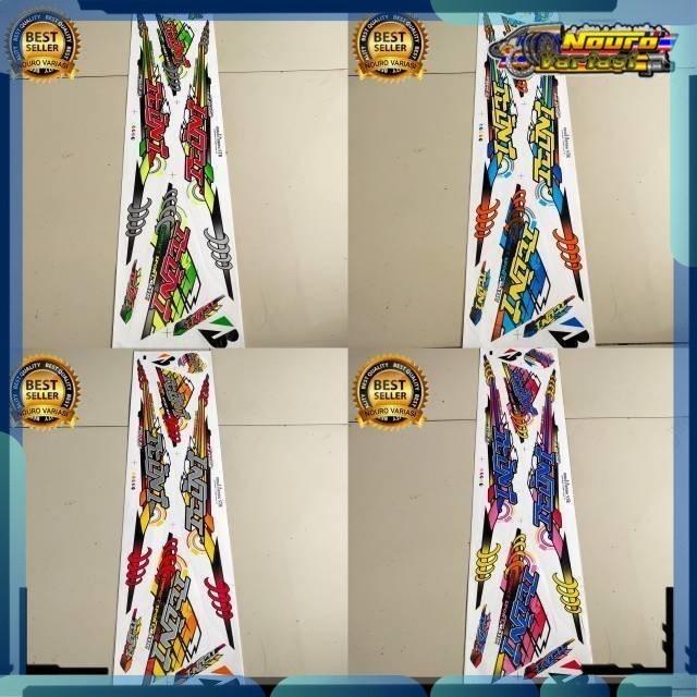 Stiker striping honda beat fi thailand beat icon beat new fi 2013- 2015  thailand bagus