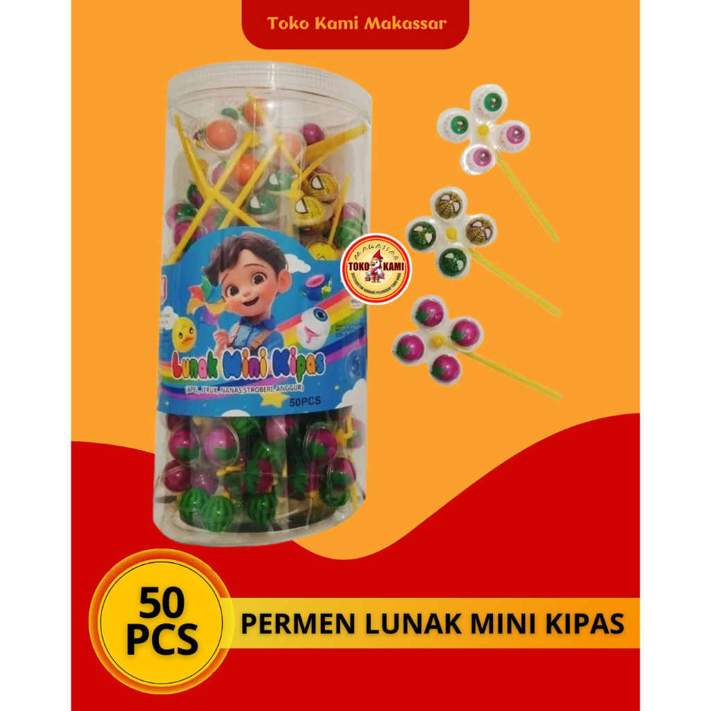 

DSM Permen Lunak Mini Kipas 1 box isi 50 pcs