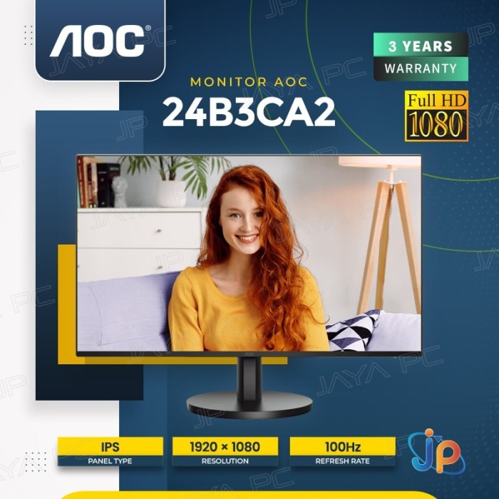 Monitor AOC LED IPS 24B3CA2 - Full HD 24" Inch