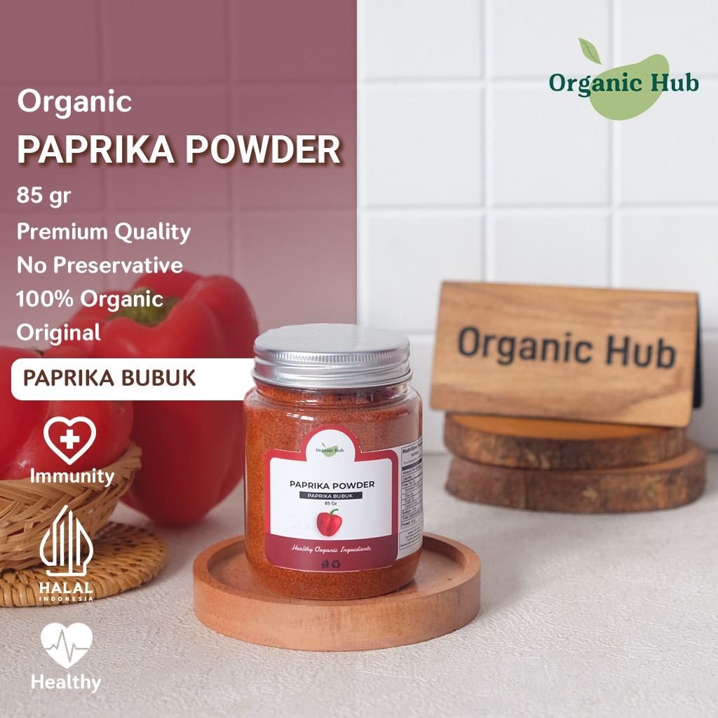 

Organic Hub Paprika Bubuk 100% Asli Rempah Nusantara Papprika Powder Bumbu Masak Dapur Premium 85 gr