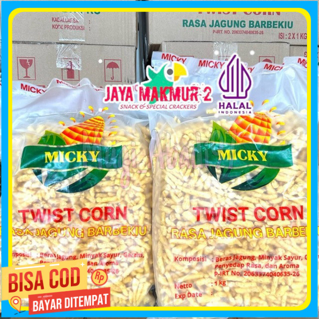 

1kg twist corn jagung bakar original tes