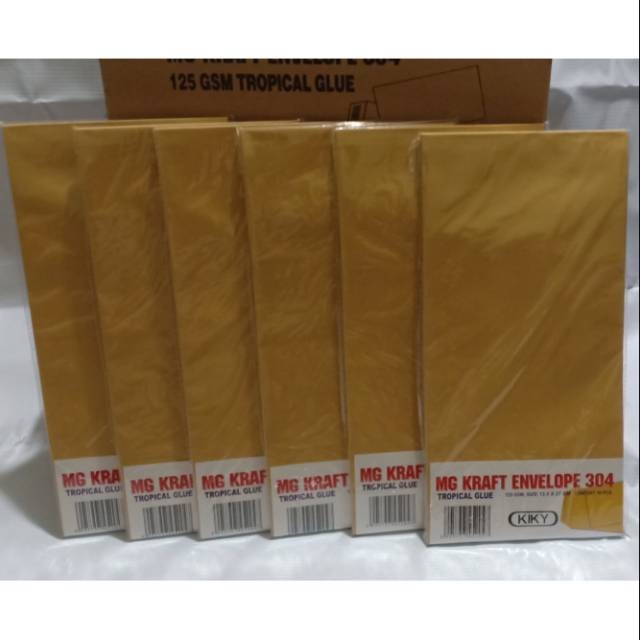 

Amplop coklat 304 kiky isi 10 per pack