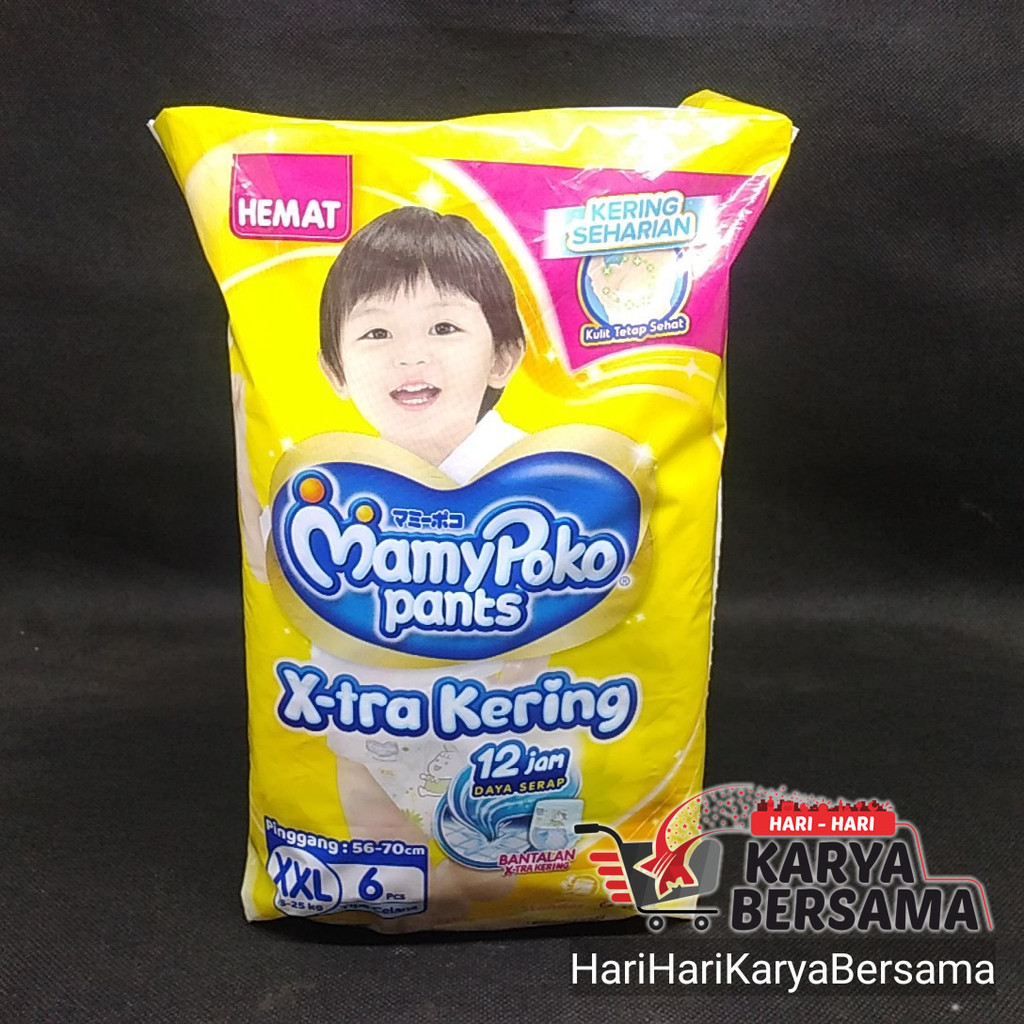 POPOK BAYI MAMY POKO PANTS STANDAR XXL 6'S