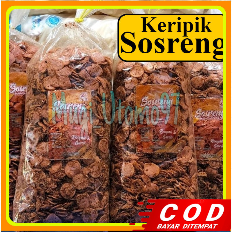 

keripik SOSRENG 1kilogram sosis goreng pedas