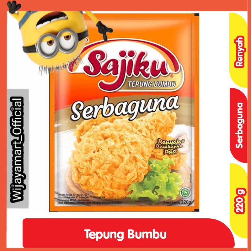 

Sajiku Tepung Bumbu Serbaguna 220 g