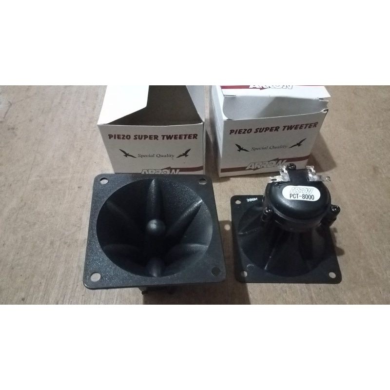 TIPE ARROW PCT8000 piezo tweter speaker tweter besar twitter twetter tweter trebleTweeter ARROW piez