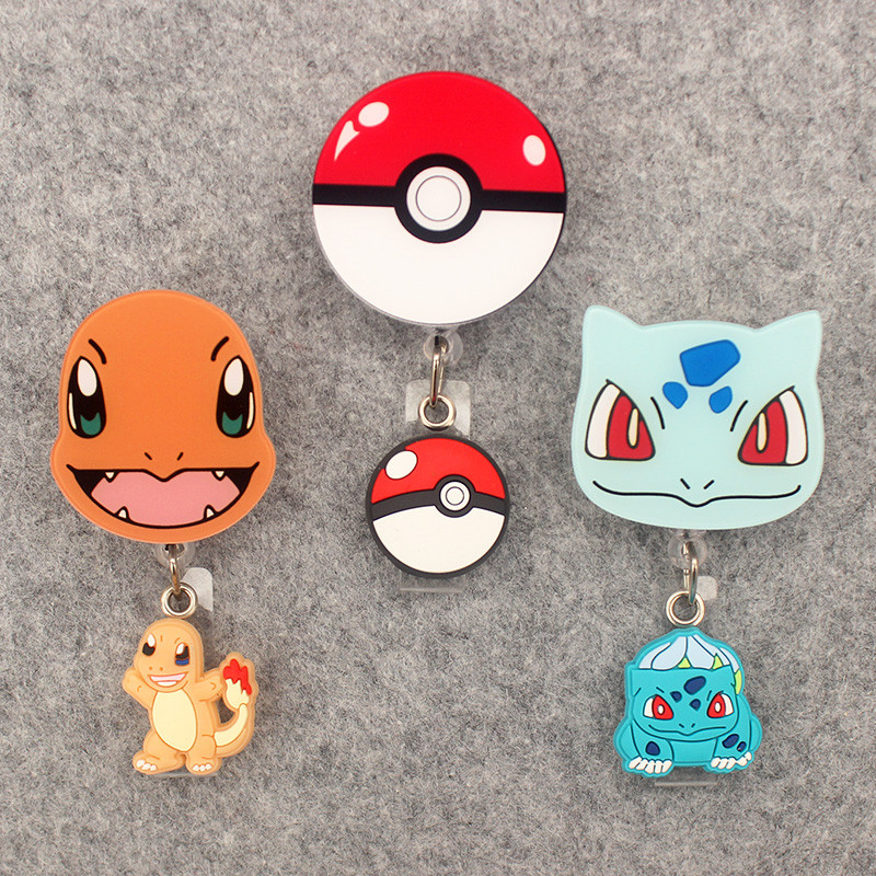 

Crestive Fire Dragon Fairy Ball Retractable Badge Reel Nurse Doctor Card Holder Office Hospital Name Card Supplies