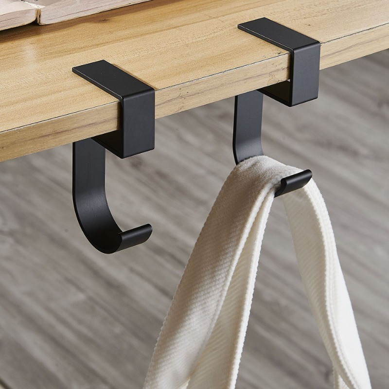 

5 Shaped Table Edge Hook Student Desk Side Hanging Bag Removable Office Handbag Holders Table Hooks Office Desk Organizer
