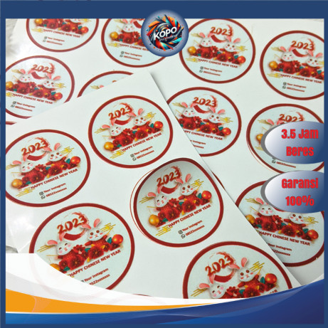 

KOPO Print Stiker Label Imlek Ucapan Selamat Tahun Baru Sticker Imlek Custom Bulat Free Desain