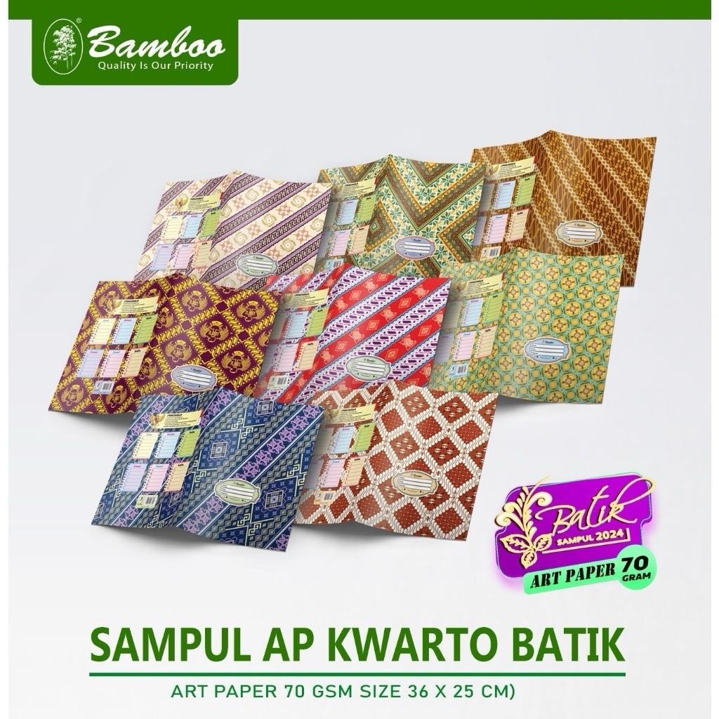 

Sampul Kertas Batik BAMBOO (20pcs) Buku Paper