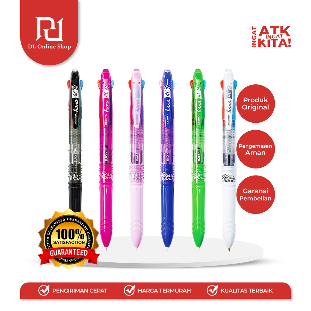 

ZEBRA PULPEN 4 WARNA (1LSN/ 12PCS)