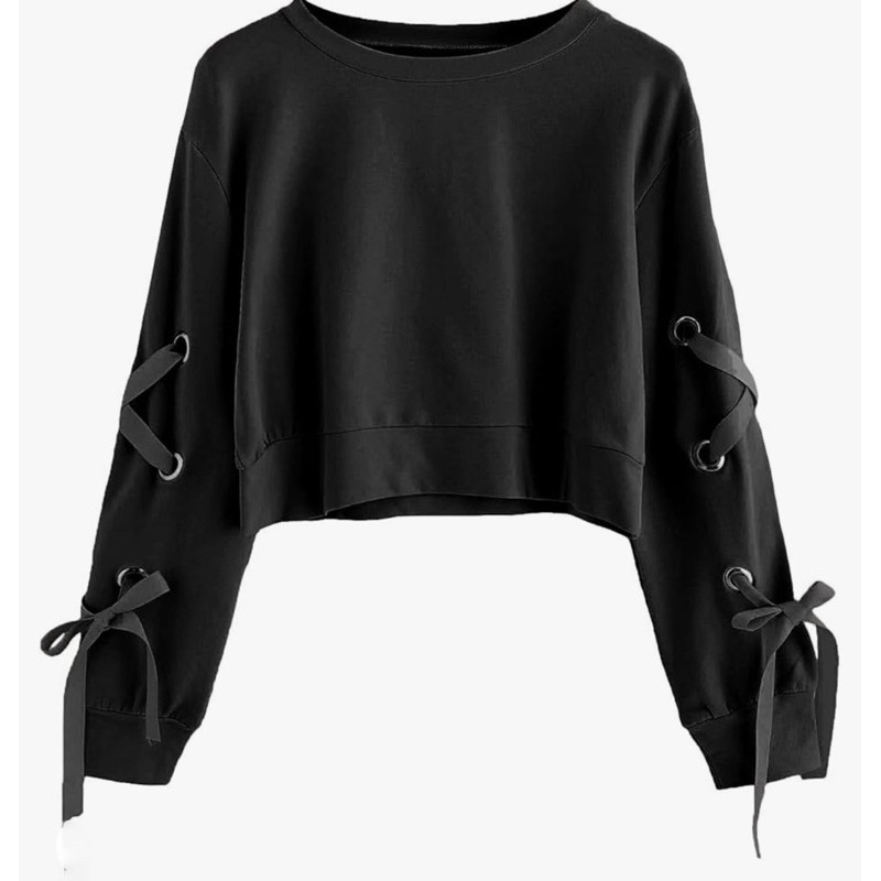 SWEATER CROP TOP / SWEATER KOREA / AKASIA SWEATER