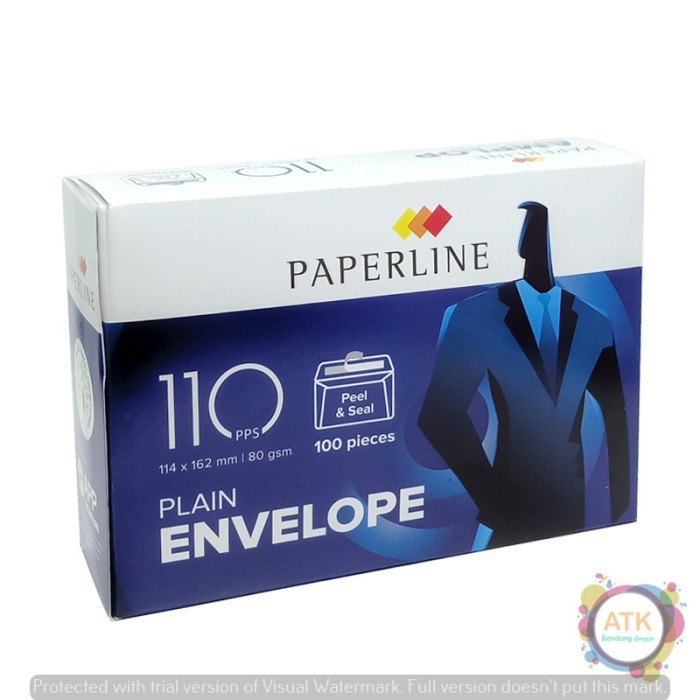 

Amplop / Envelope Tanggung Paperline Ukuran 110 PPS 1 Pak 100