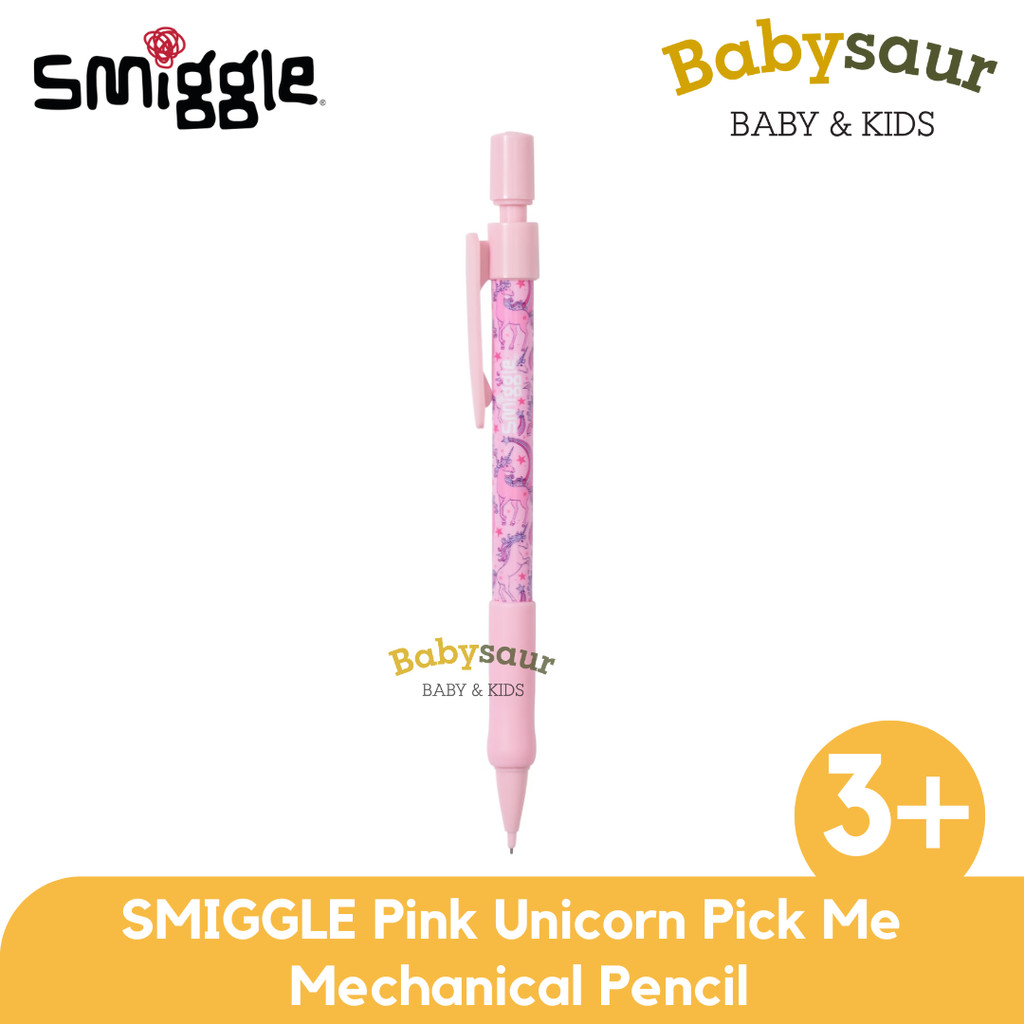 

SMIGGLE 100% Original Pink Unicorn Pick Me Mechanical Pencil Peralatan Sekolah Alat Tulis Pensil Anak Perempuan