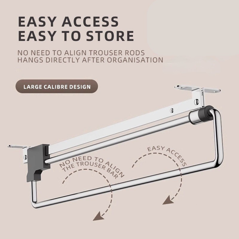 [Cod]Gantungan Baju Geser Lemari Gantungan Baju Tarik Rel Baju Lemari Tarik Gantungan Baju Tarik Rel