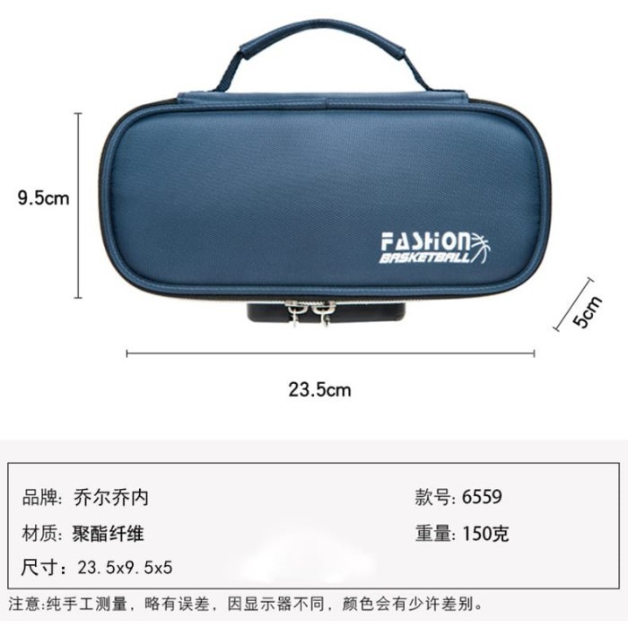 

Tempat Pensil Bahan Kapasitas Besar Dengan Resleting Dengan Kunci Kombinasi A967 - Abu