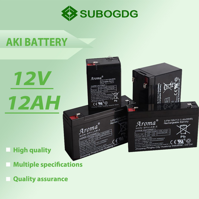 SUBOGDG Aki Battery 8AH msa hitam / aki tangki semprot/aki mobil mainan/aki battery batre accu spray