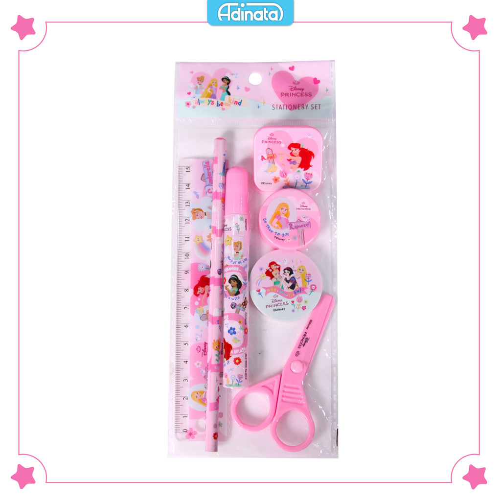 

Princess stationery set 7 pcs 2506-2701 / paket alat tulis / alat tulis karakter - Adinata