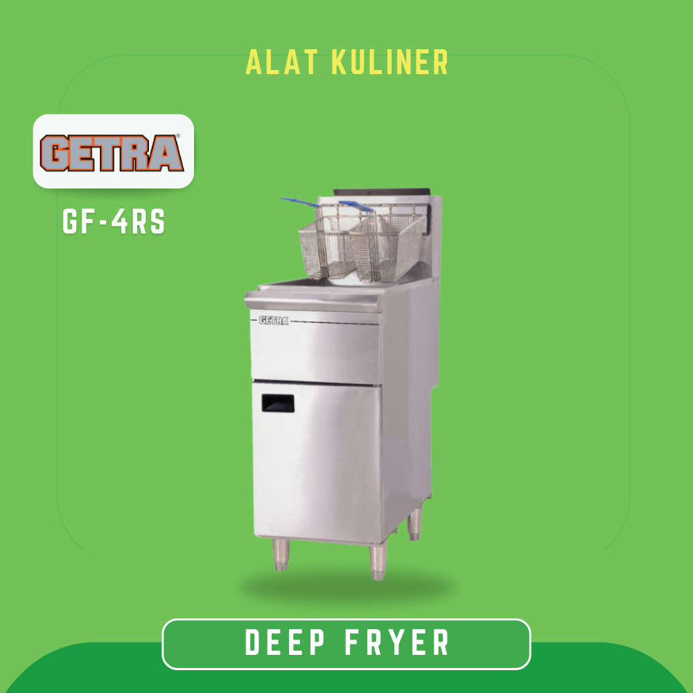 Getra GF-4RS Gas Deep Fryer Free Standing With Thermostat