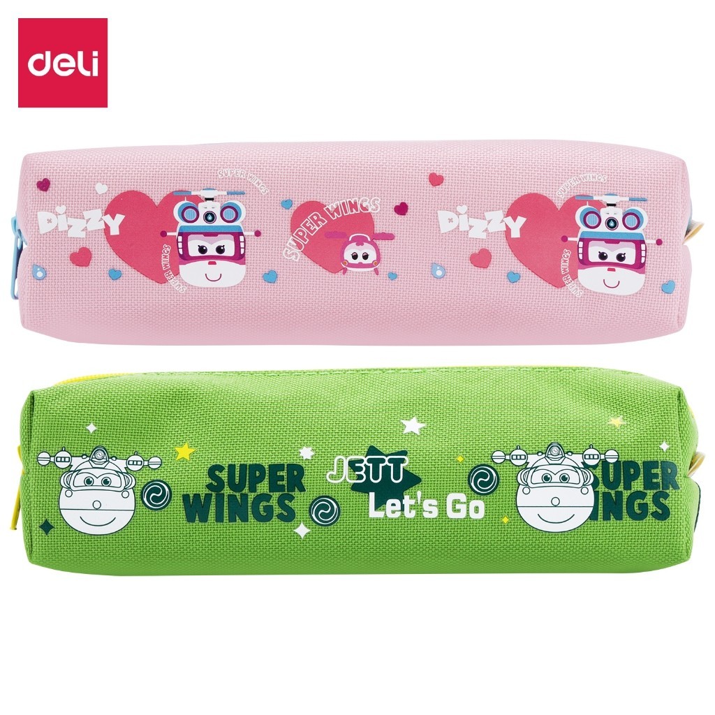 

Deli Kotak Pensil Pencil Pouch SuperWings Warna Random EH922