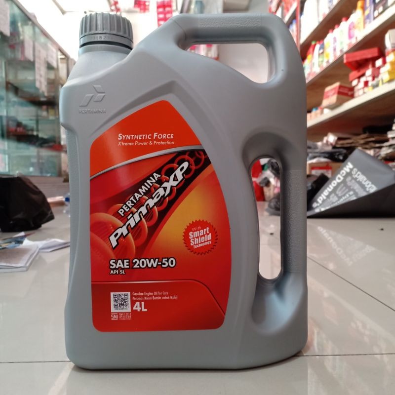 OLI MESIN MOBIL PRIMA XP 20w-50 4LITER
