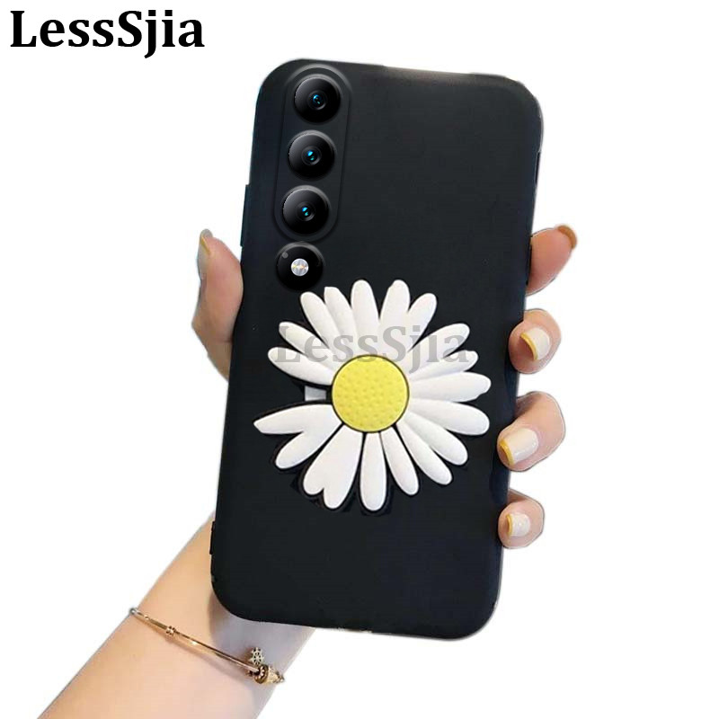 Phone cover Meizu 20Infinity Back case Fashionable cartoon chrysanthemum Stand dustproof smooth For 