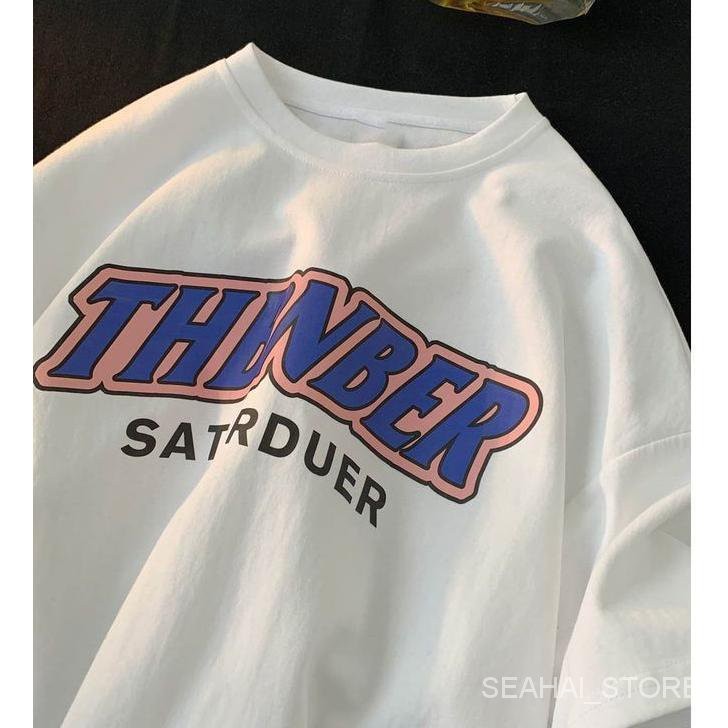 zara uniform   men and women Tshirt sleeve T-shirt men summer trend Joker ins tide brand loose half 