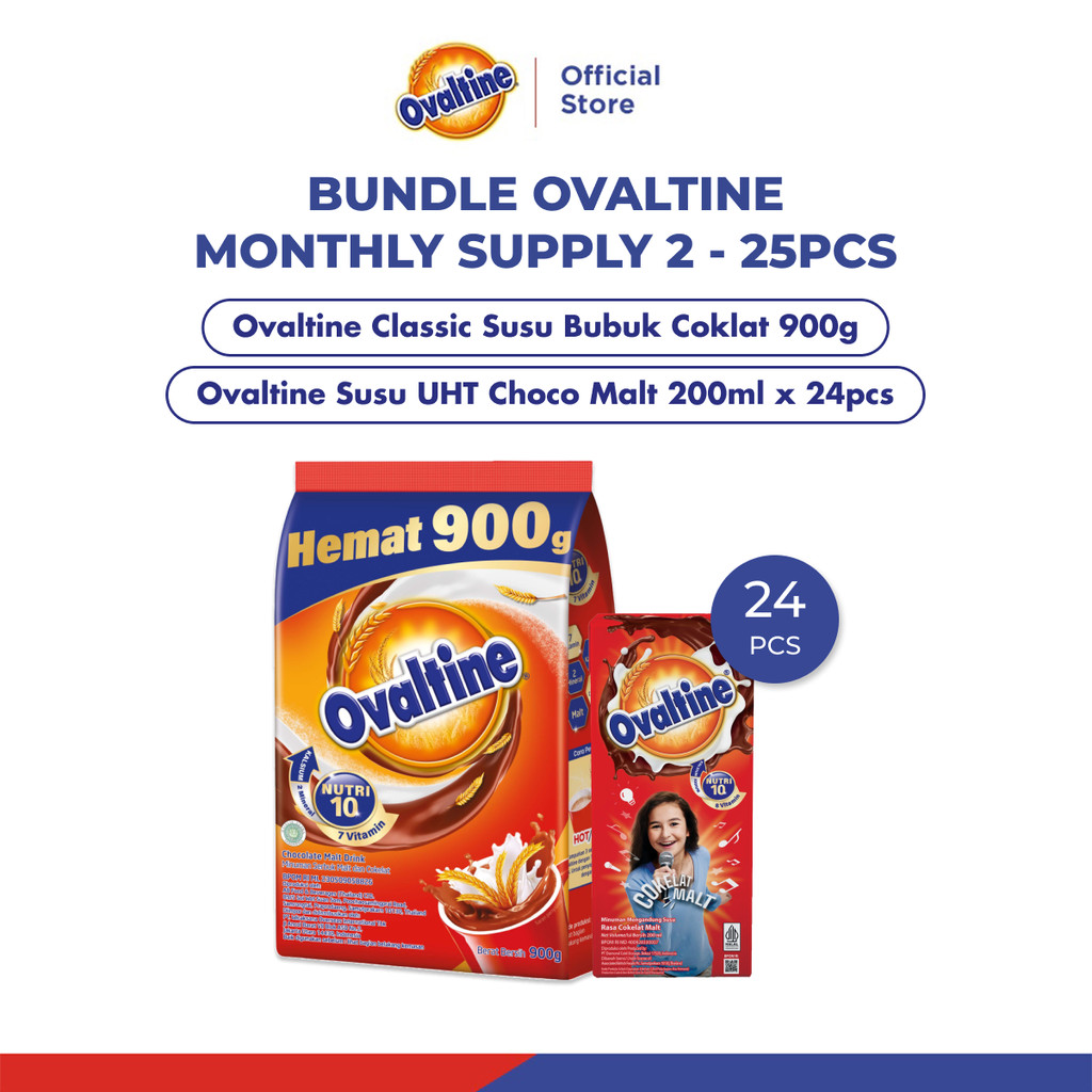 

Bundle Ovaltine Monthly Supply 2 - 25pcs