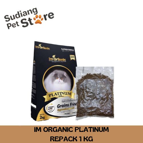 Makanan Kering Kucing Repack IMO Im Organic Platinum Cat Dry Food 1 kg