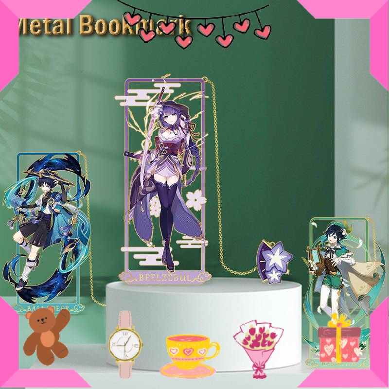 

HAMPERS BAYI ANAK MUDA REMAJA PACAR ISTRI BIKIN ROMANTIS ANNIVERSERY/ Genshin Impact Karakter Metal Bookmark Kado Anak Perempuan Kids Nahida Ayaka Tartaglia Wanderer Kokomi Collections / ULTAH LAHIRAN WISUDA JADIAN