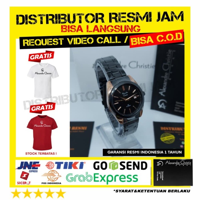 JAM ALEXANDRE CHRISTIE CEWE AC8514LD AC 8514 8514LD GARANSI RESMI